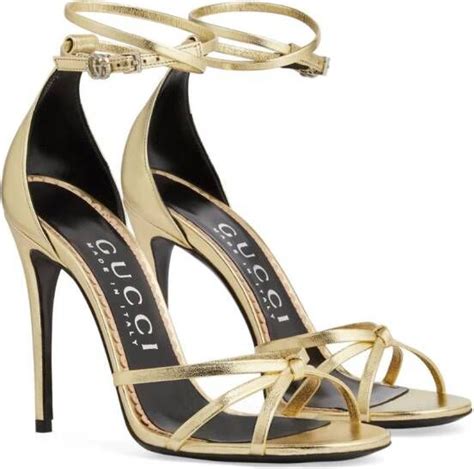 gucci sandalen goud|Gucci sandals.